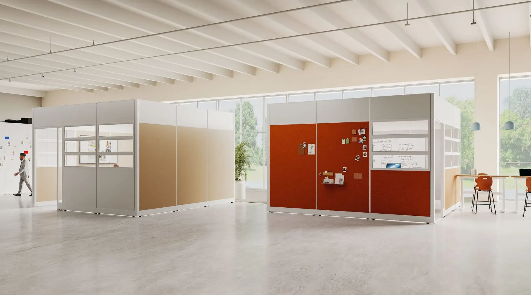 UL-listed office panel system for privacy — AO2, view 2