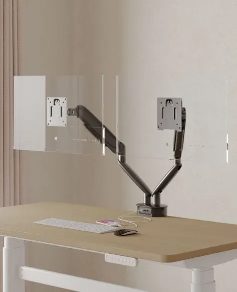 Single and dual VESA monitor arm — XPICK, view 3