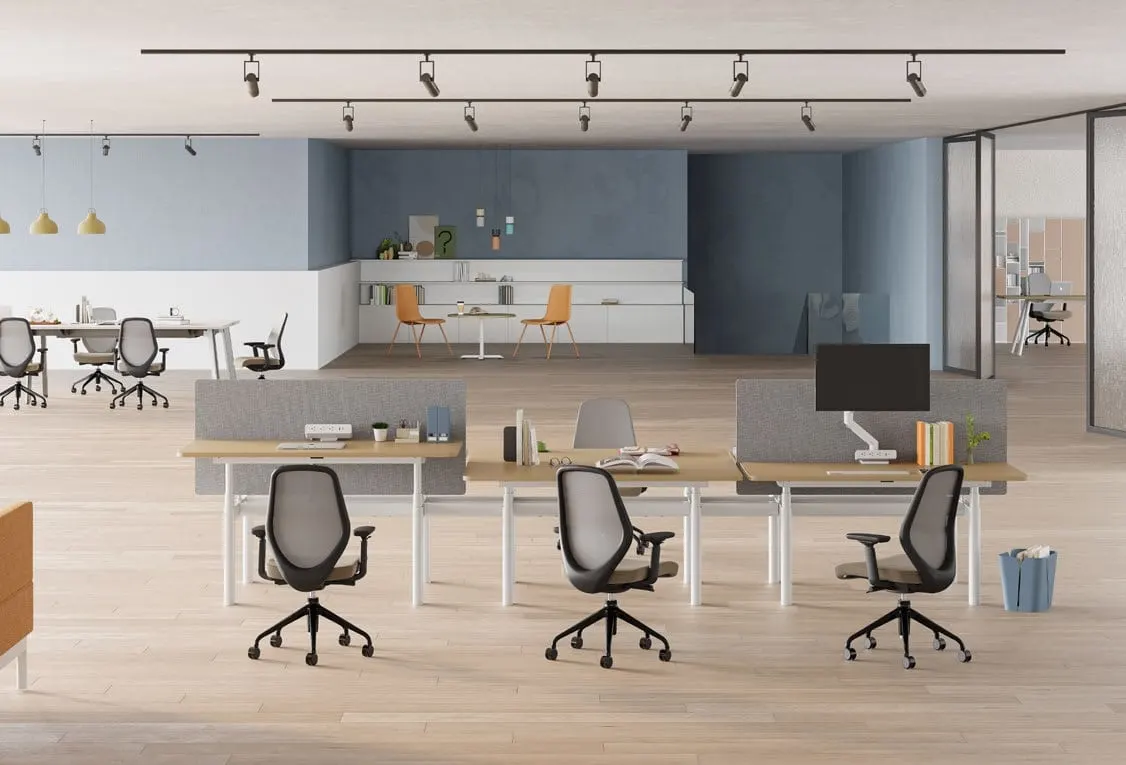 Ergonomic task chair, four-way armrests — SELLA PRO, view 2