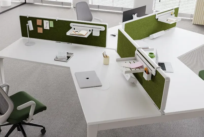Modular benching with 120-degree layouts — MAGICK, view 3