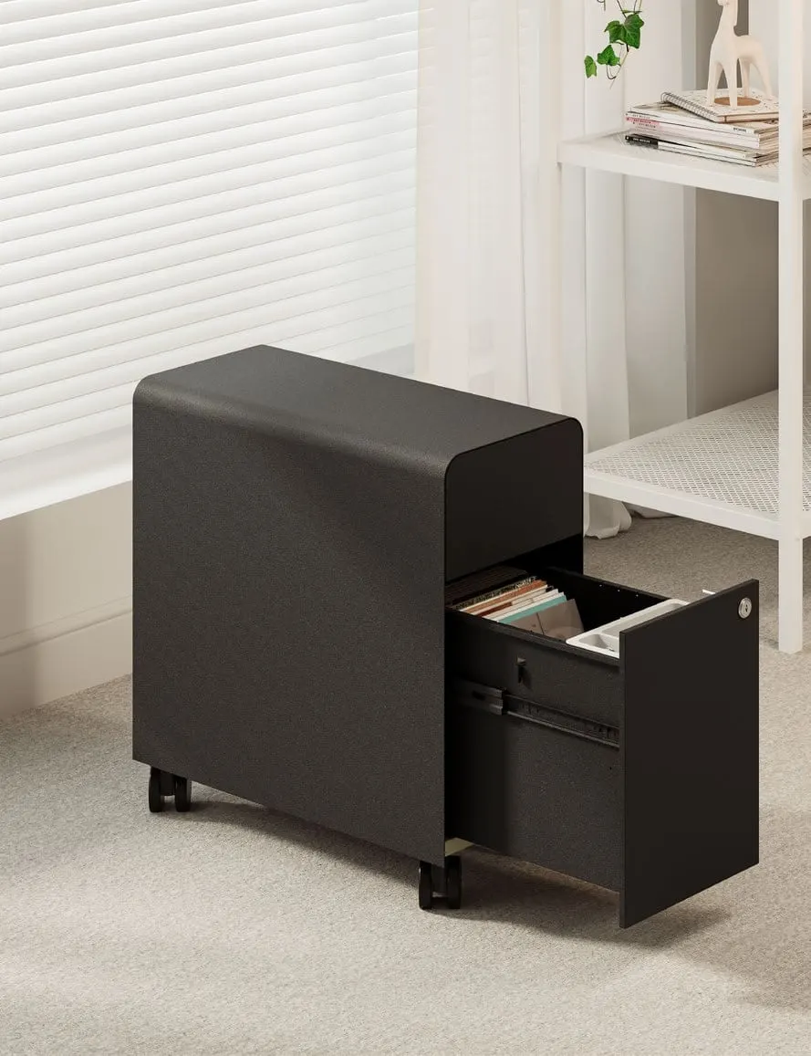 Mobile pedestal with push-to-open drawer — ARCH, view 3