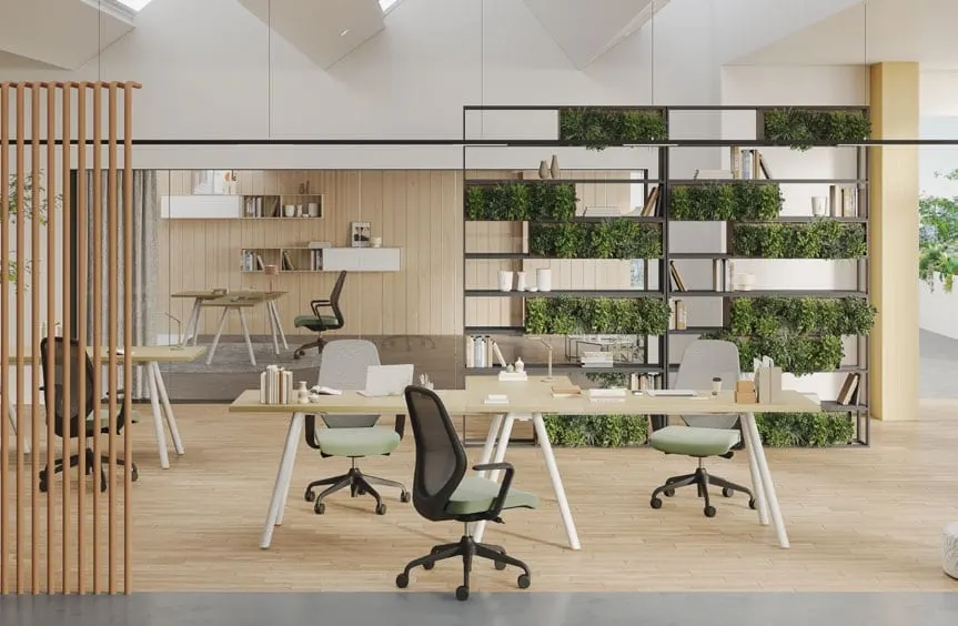 A-frame collaborative desk and table — FRAME A, view 3